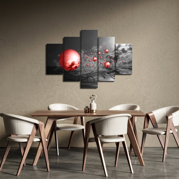 Slika crvenih kugli (150x105 cm)