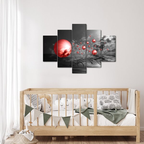 Slika crvenih kugli (150x105 cm)