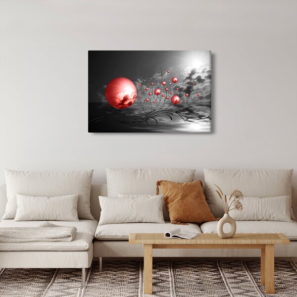Slika crvenih kugli (90x60 cm)