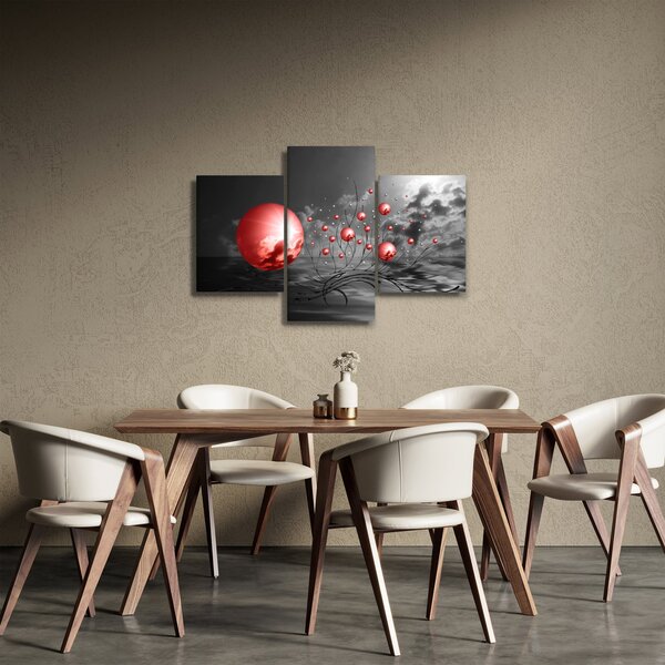 Slika crvenih kugli (90x60 cm)