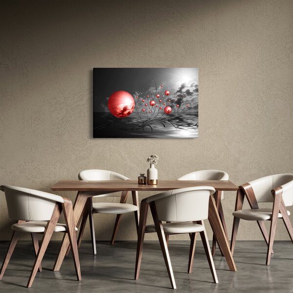 Slika crvenih kugli (90x60 cm)