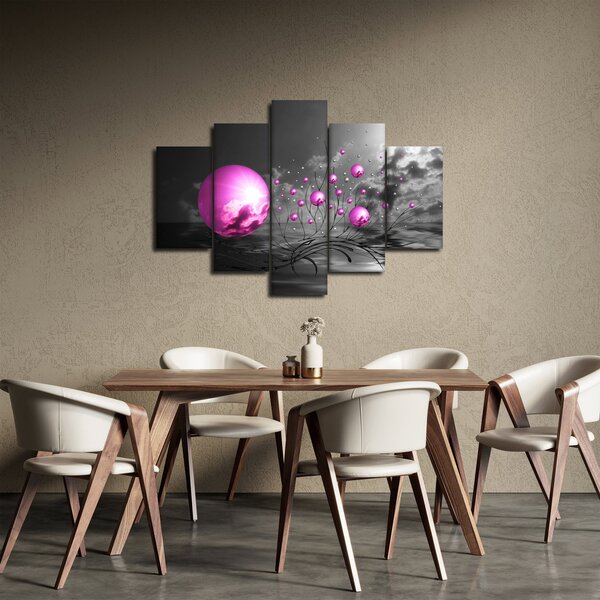 Slika ružičastih kugli (150x105 cm)