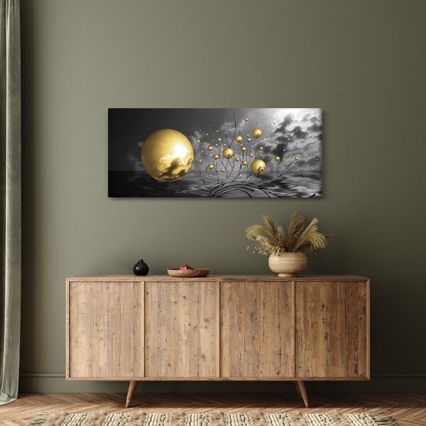 Slika oker kugli (120x50 cm)