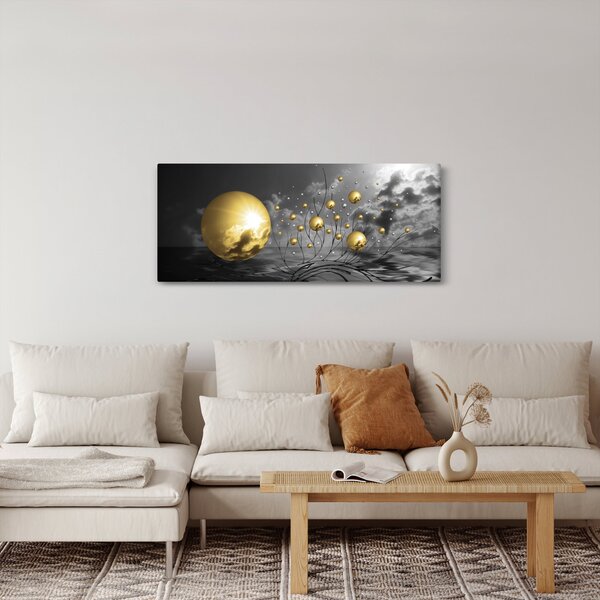 Slika oker kugli (120x50 cm)