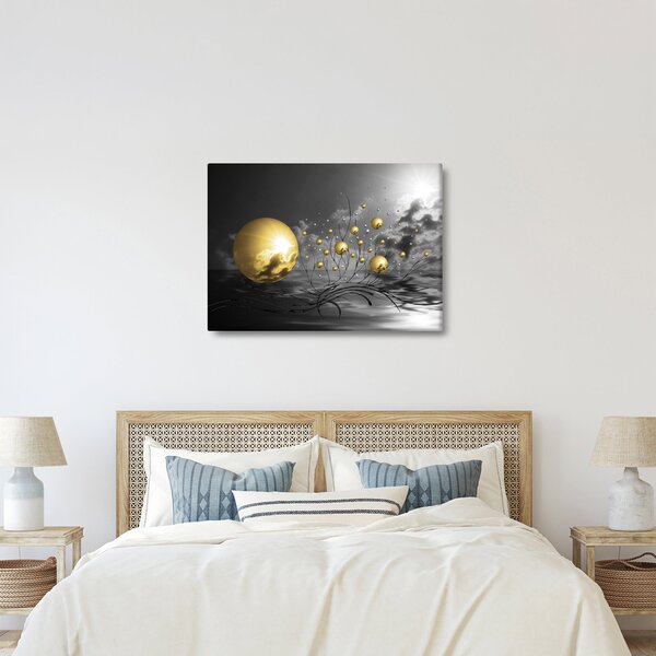 Slika oker kugli (70x50 cm)
