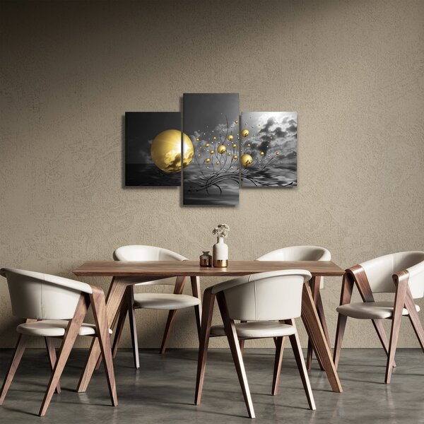 Slika oker kugli (90x60 cm)