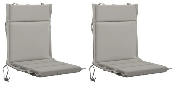 Jastučić za nisku stolicu GEMERT 2 kom. 100% poliester Siva - Siva (poliester) 110 x 50 x 3 cm 2