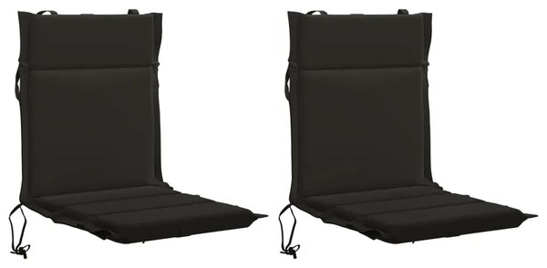 Jastučić za nisku stolicu GEMERT 2 kom. 100% poliester Crna - Crna (poliester) 110 x 50 x 3 cm 2