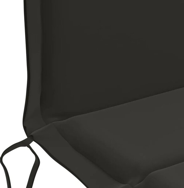 Jastučić za nisku stolicu GEMERT 4 kom. 100% poliester Crna - Crna (poliester) 110 x 50 x 3 cm 4