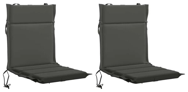 Jastučić za nisku stolicu GEMERT 2 kom. 100% poliester Antracit - Antracit (poliester) 110 x 50 x 3 cm 2