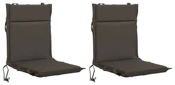 Jastučić za nisku stolicu GEMERT 2 kom. 100% poliester Antracit - Antracit (melange) 110 x 50 x 3 cm 2
