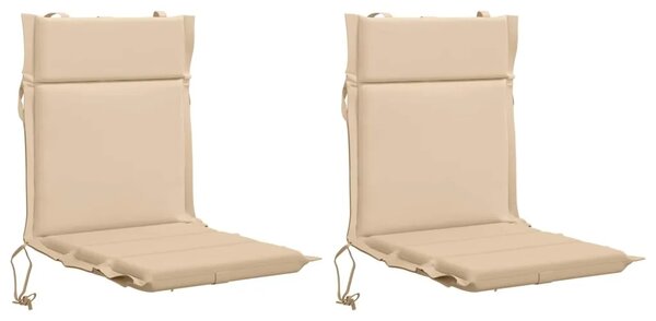 Jastučić za nisku stolicu GEMERT 2 kom. 100% poliester Krem - Krem (melange) 110 x 50 x 3 cm 2