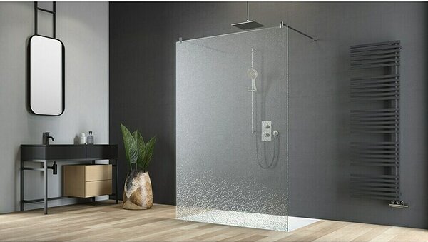 Camargue Tuš stijena Crash Glass S65 (Š x V: 115 x 200 cm, Premazano)