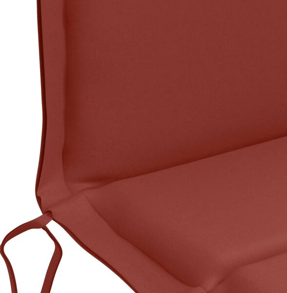 Jastučić za nisku stolicu GEMERT 2 kom. 100% poliester Crvena - Crvena (melange) 110 x 50 x 3 cm 2