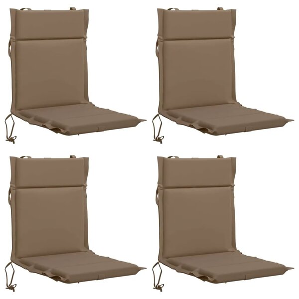 Jastučić za nisku stolicu GEMERT 4 kom. 100% poliester - Taupe (melange) 110 x 50 x 3 cm 4
