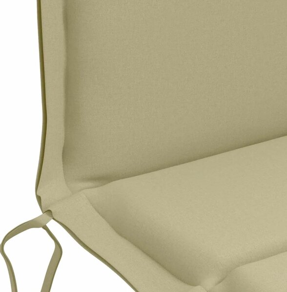Jastučić za nisku stolicu GEMERT 2 kom. 100% poliester - Svijetlo zelena (melange) 110 x 50 x 3 cm 2