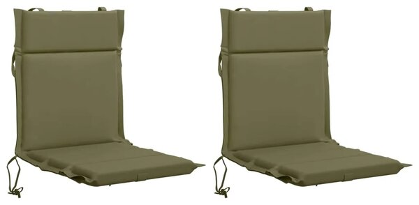 Jastučić za nisku stolicu GEMERT 2 kom. 100% poliester - Maslinasta zelena (melange) 110 x 50 x 3 cm 2