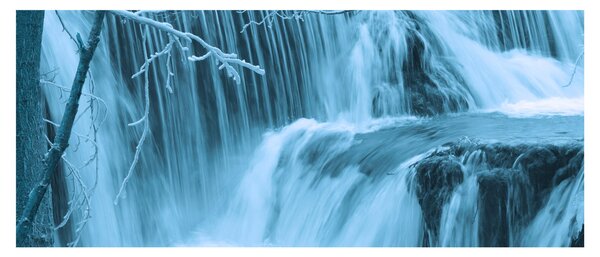 Slika - ledeni slapovi (120x50 cm)