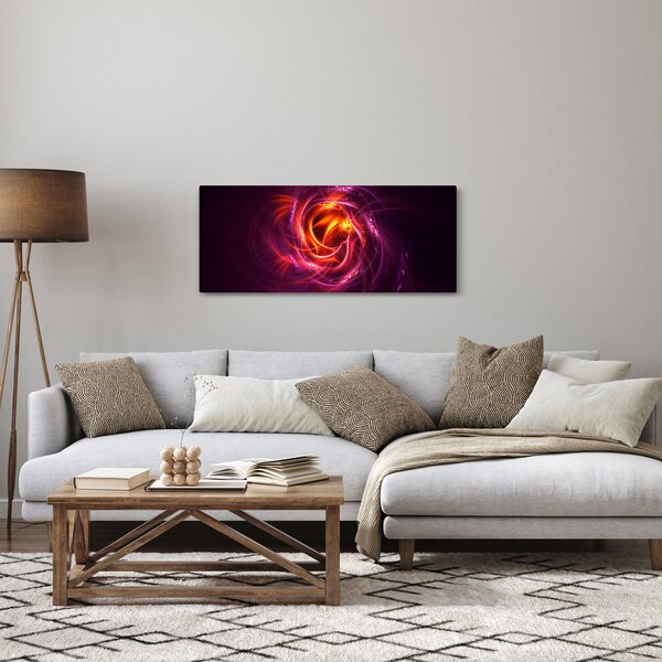 Slika svijetleće moderne apstrakcije (120x50 cm)