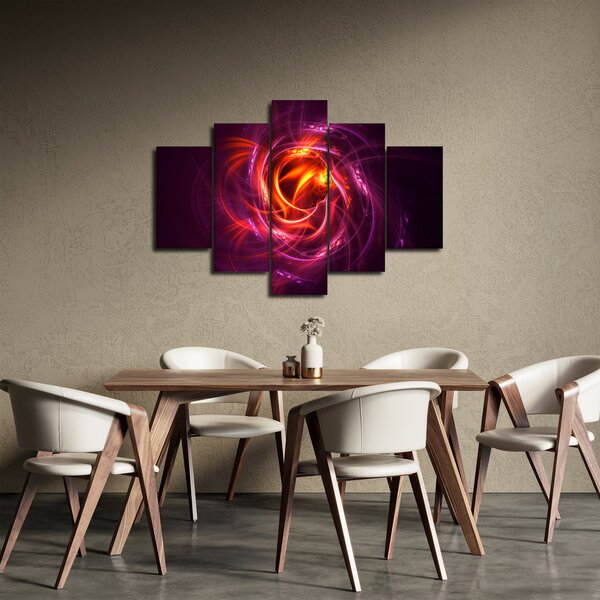 Slika svijetleće moderne apstrakcije (150x105 cm)