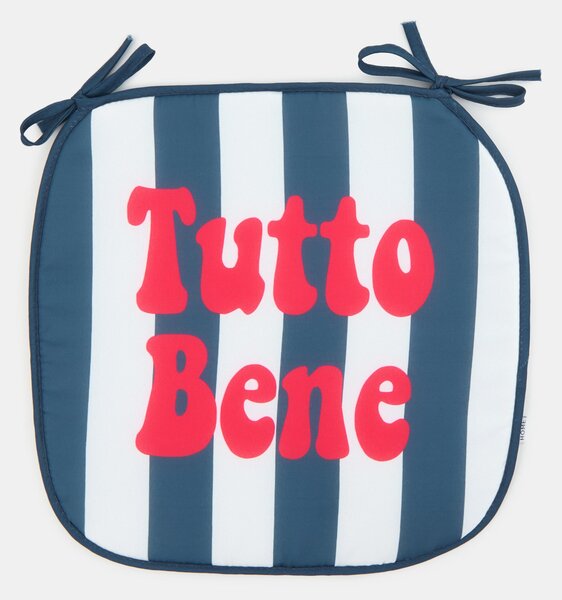 Sinsay - Jastuk za stolicu s natpisom „Tutto Bene”