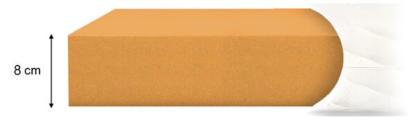Visco nadmadrac od memorijske pjene Aurum 80x200 - 8 cm