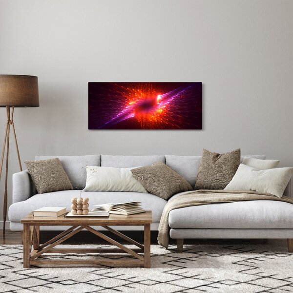 Slika suvremene trnovite apstrakcije (120x50 cm)