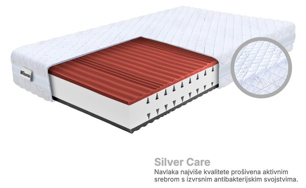 Pjenasti medicinski madrac Argento 90x200x22 - navlaka Silver