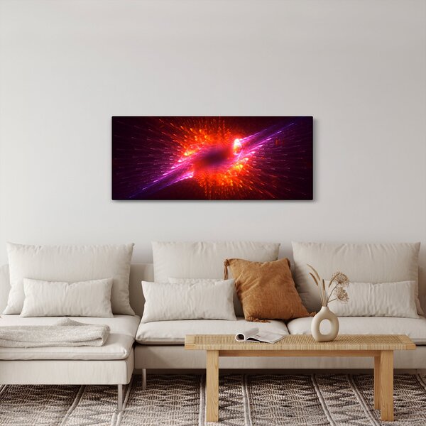 Slika suvremene trnovite apstrakcije (120x50 cm)