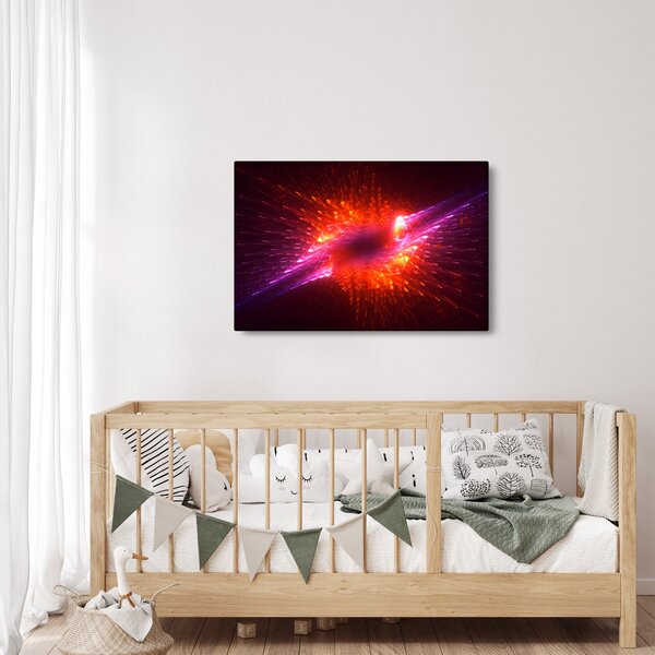 Slika suvremene trnovite apstrakcije (90x60 cm)