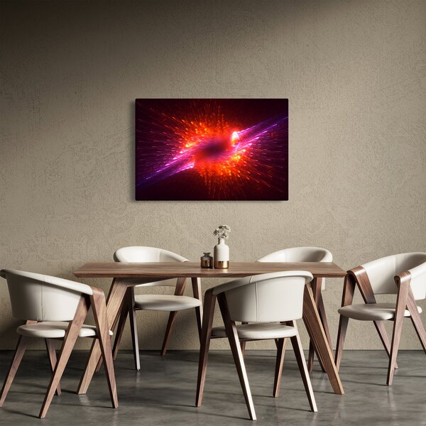 Slika suvremene trnovite apstrakcije (90x60 cm)