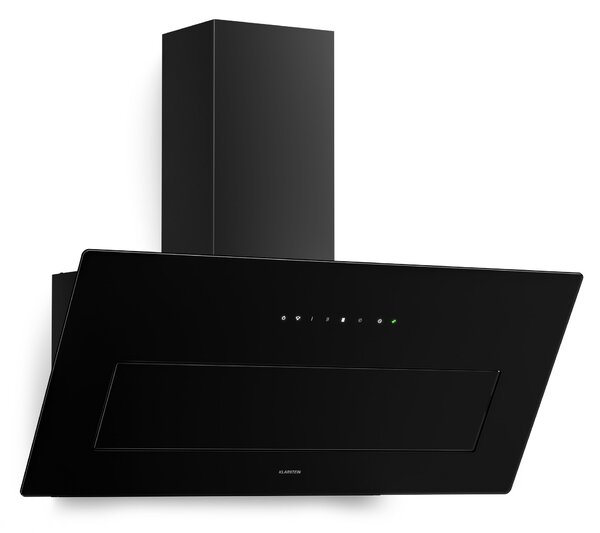 Klarstein SleekAir kosa kuhinjska napa | Režim ekstrakcije i recirkulacije zraka | Elegantan dizajn | 720 m³/h | 90 cm