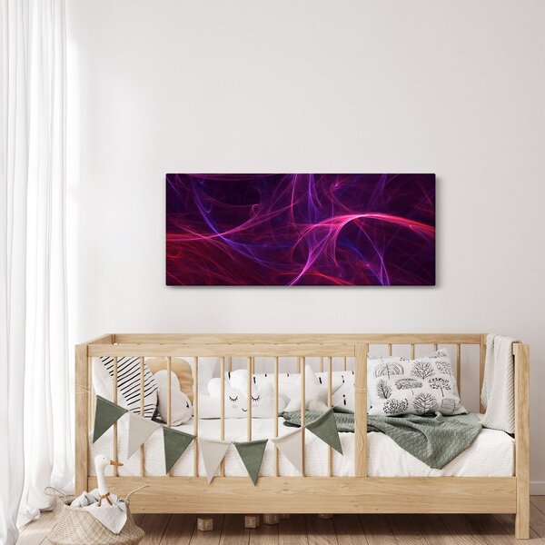 Apstraktna slika krivulja (120x50 cm)