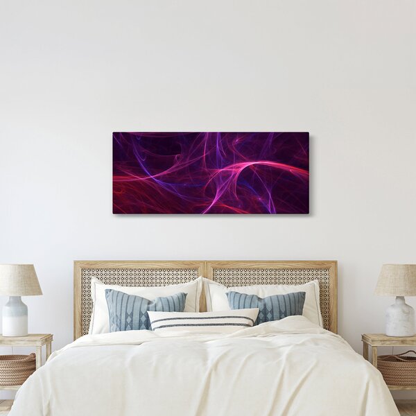 Apstraktna slika krivulja (120x50 cm)