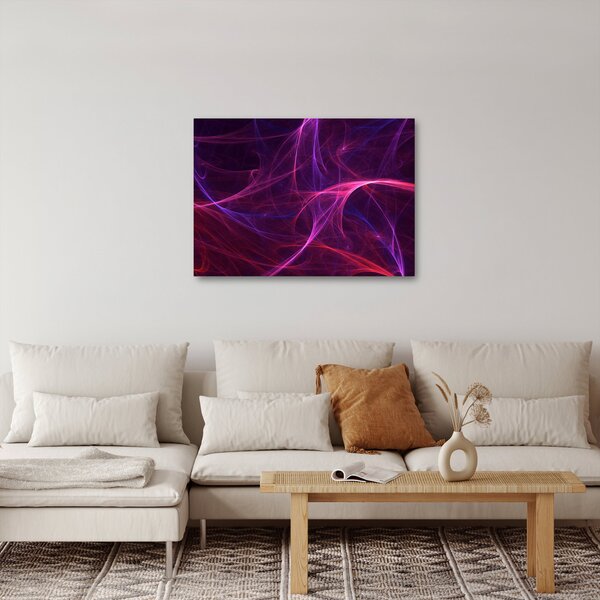 Apstraktna slika krivulja (70x50 cm)