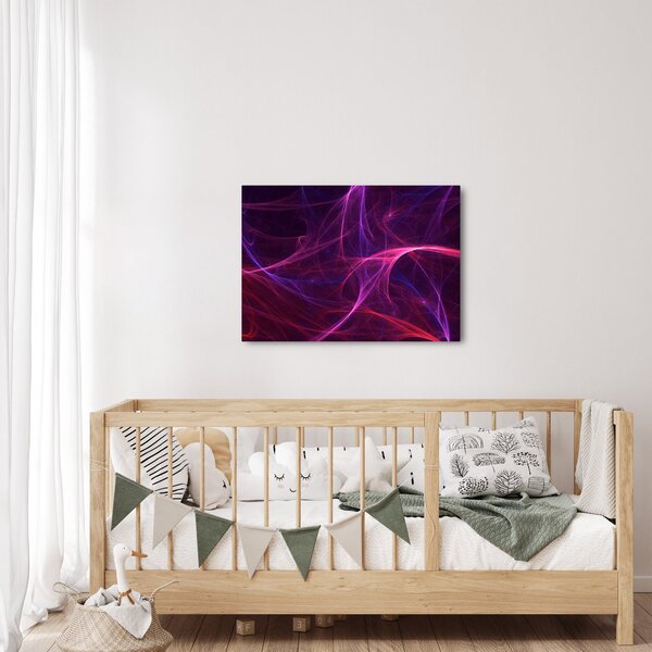 Apstraktna slika krivulja (70x50 cm)