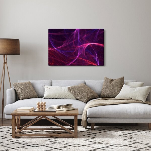 Apstraktna slika krivulja (90x60 cm)