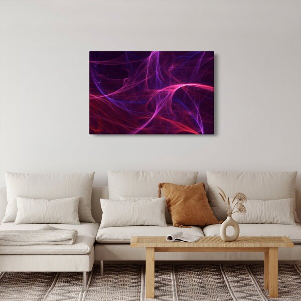 Apstraktna slika krivulja (90x60 cm)
