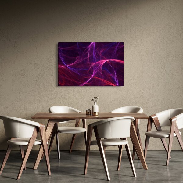 Apstraktna slika krivulja (90x60 cm)