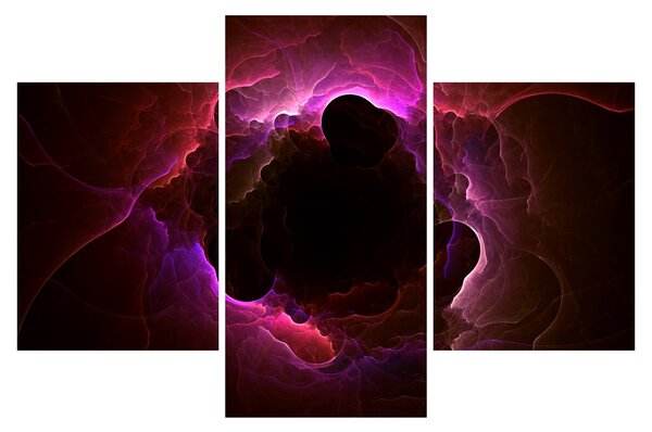 Slika - apstrakcija oblaka (90x60 cm)