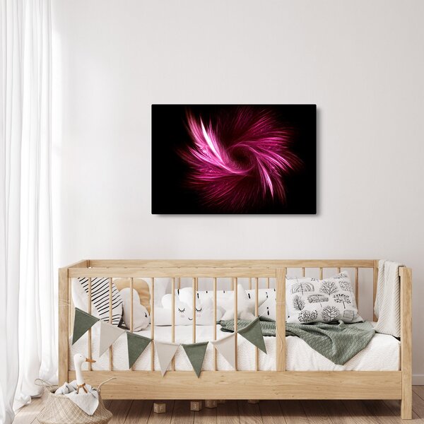 Slika - ružičasta apstrakcija (90x60 cm)