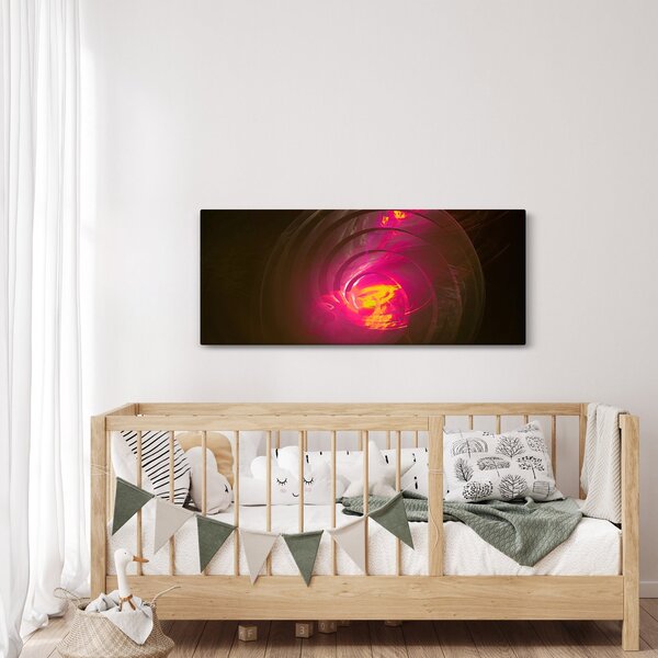 Slika - spiralna apstrakcija (120x50 cm)