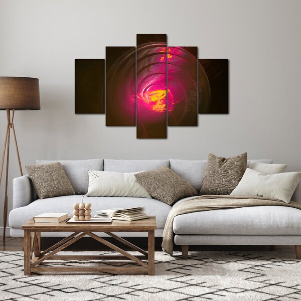 Slika - spiralna apstrakcija (150x105 cm)