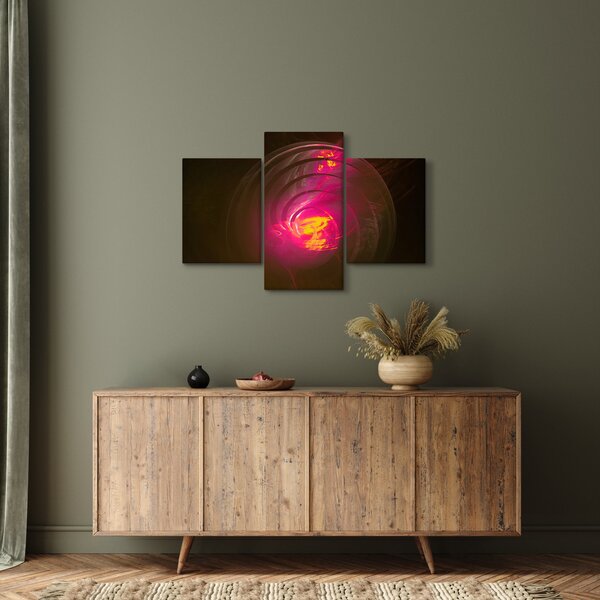 Slika - spiralna apstrakcija (90x60 cm)