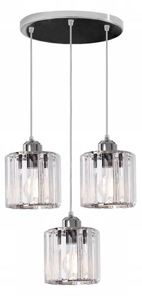 Kristalna stropna svjetiljka Silver APP510-3CPR