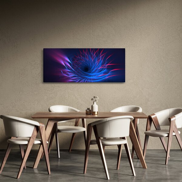 Slika - apstrakcija cvijeta (120x50 cm)