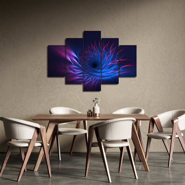 Slika - apstrakcija cvijeta (150x105 cm)