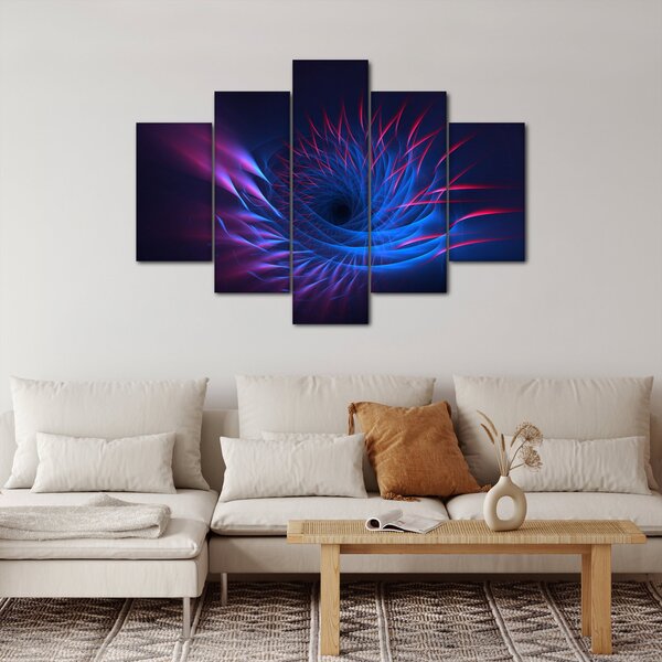 Slika - apstrakcija cvijeta (150x105 cm)