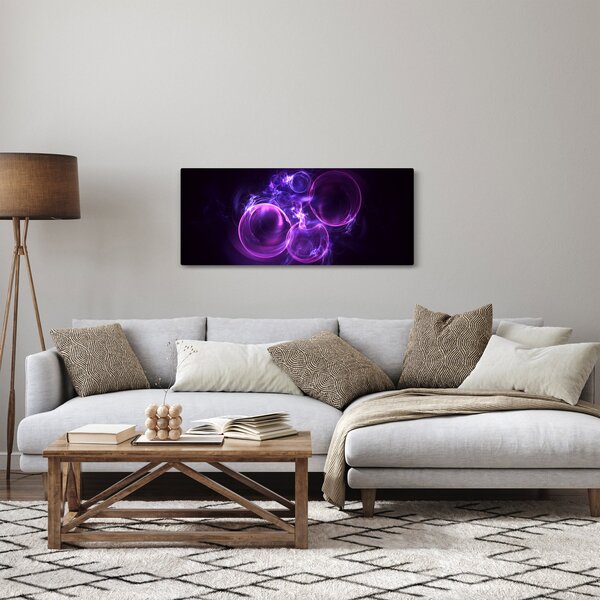 Apstraktna slika mjehurića (120x50 cm)