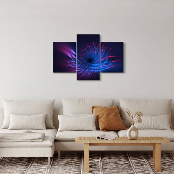 Slika - apstrakcija cvijeta (90x60 cm)